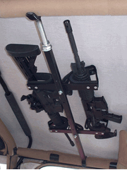 QuickDraw Overhead Gun Rack for Tactical Weapons – Jeep Wrangler